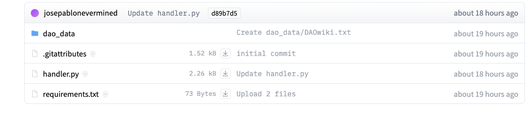 Create a new Model add files