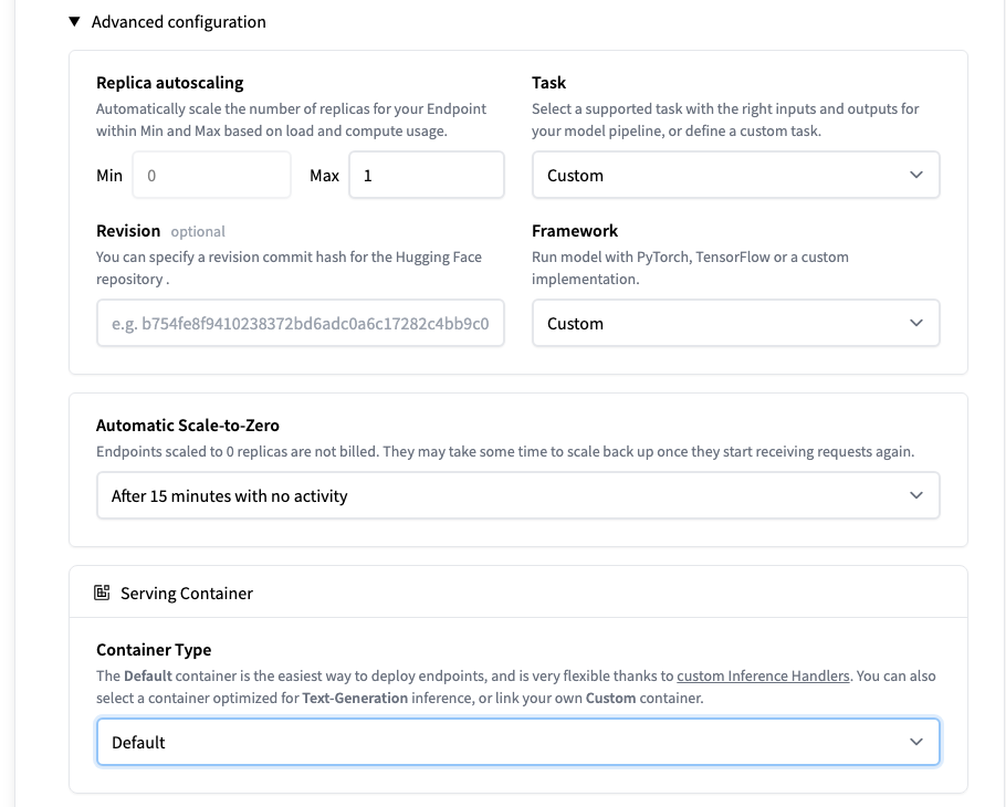 Advanced Configuration